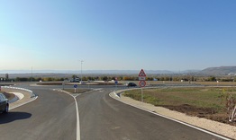 Изградени са новото кръгово кръстовище и довеждащата инфраструктура за Индустриалния парк в Шумен