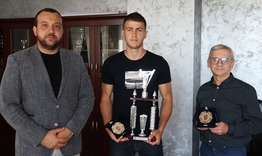 Кметът Георги Георгиев посрещна европейския шампион и неговия треньор