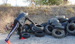 Започна събирането на излезли от употреба автомобилни гуми