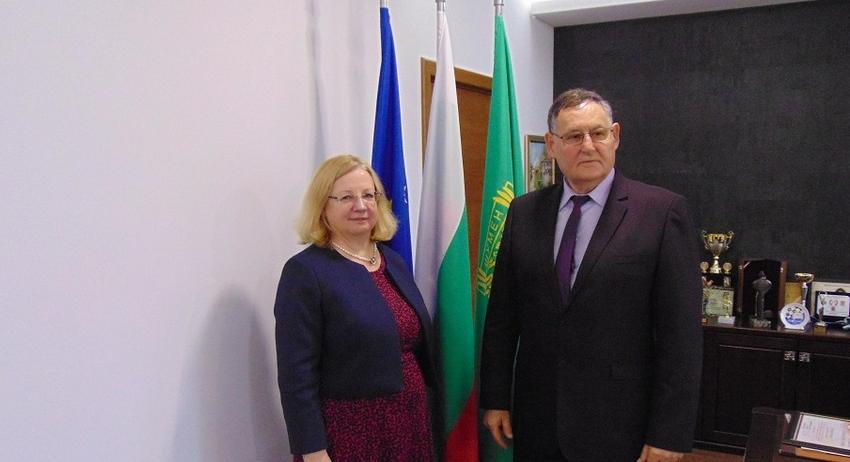 Кметът Любомир Христов се срещна с Мартина Фийни, посланик на Ирландия в България
