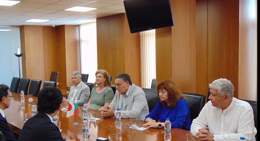 Кметът Любомир Христов се срещна с Хироши Нарахира, посланик на Япония в България