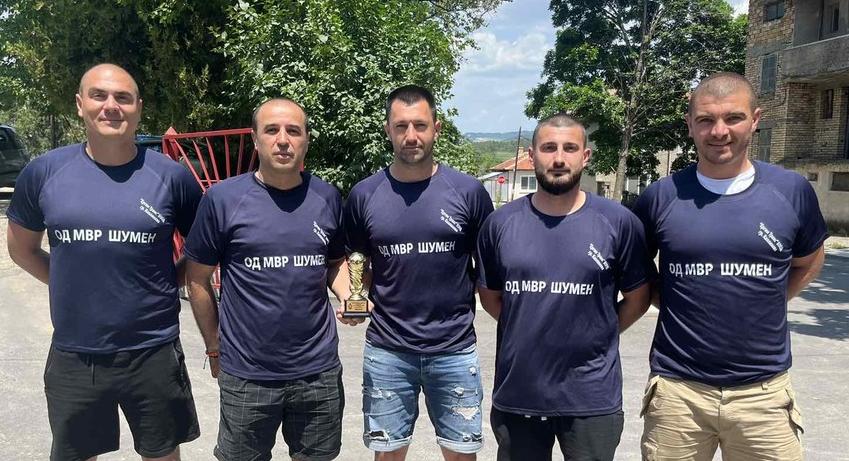 Отборът на шуменската полиция с приз "Честна игра" на републиканското първенство по футбол за служители на МВР