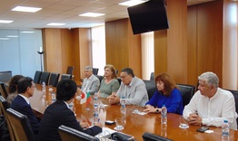Кметът Любомир Христов се срещна с Хироши Нарахира, посланик на Япония в България