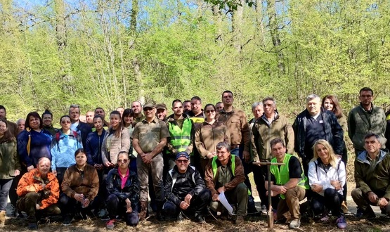 Започна залесяването на 15 декара нова гора в ДГС-Смядово