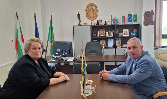 Областният управител Катя Иванова се срещна с кмета на община Велики Преслав