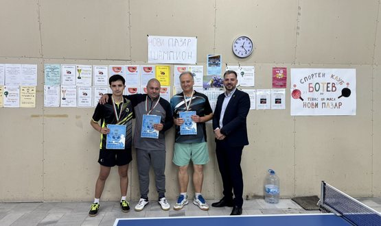 Георги Георгиев стана победител в Общинския турнир по тенис на маса