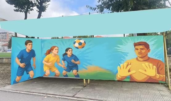 Обновяват спирките в Шумен с цветни графити