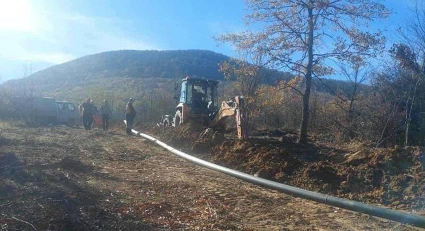 Нов 850-метров път на питейната вода за селата Тушовица и Бяла река