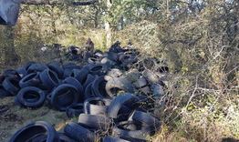 Горските от ДГС - Шумен изчистиха огромно незаконно сметище край Макашката кория