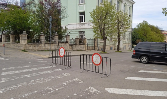 Временна организация на движение във връзка с новогодишната програма