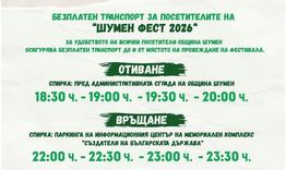 Специална организация за „Шумен фест 2026“